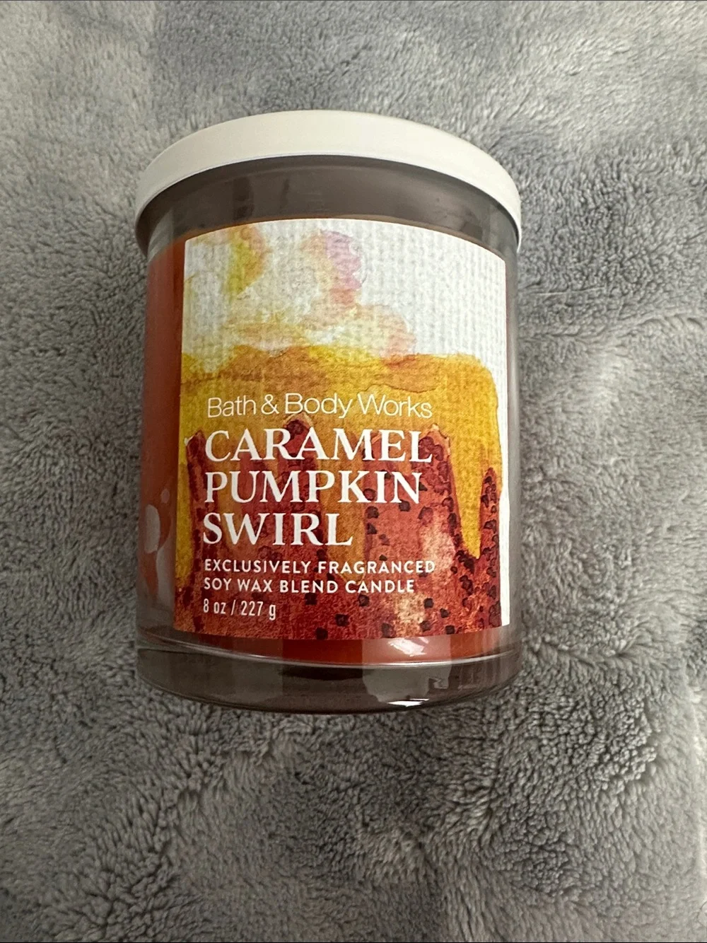 Caramel Pumpkin Swirl Single Wick Candle
